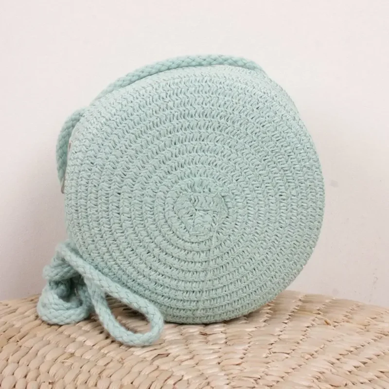 Sac à Main Femmes Handmade Round – Image 2